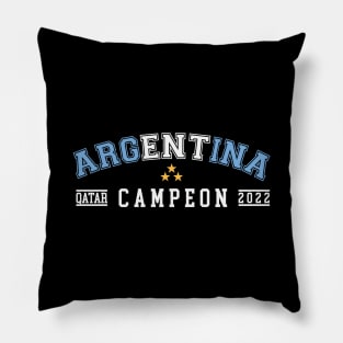 Argentina World Cup Champions, Perfect Argentina Campeón Mundial Qatar 2022 Pillow