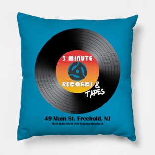 Three Minute Records and Tapes Pillow