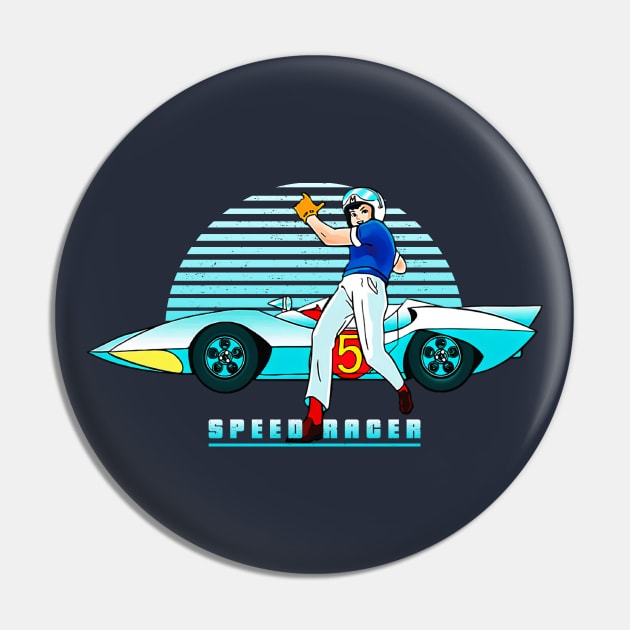 Speed Racer Pin by Pink Umbrella