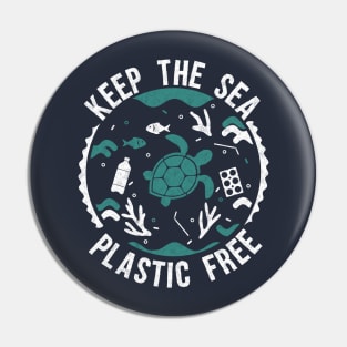 Keep the sea plastic free Pin