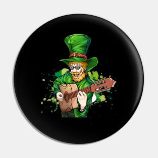 st patrick's day playing guitar Pin