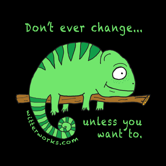 Cute Chameleon by witterworks