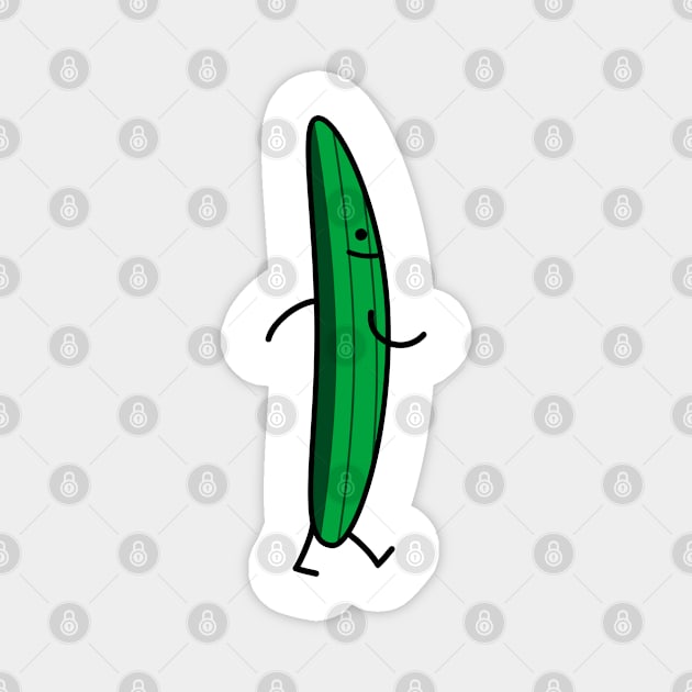 Funny cucumber Magnet by spontania