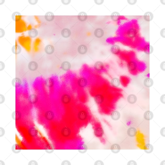 Candy Floss Tie Dye Pink Yellow by Live Together