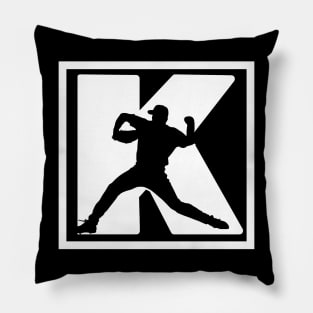 Baseball Pitcher Pitching K Strikeout Baseball Funny Saying Pillow