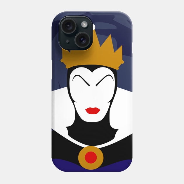 Minimal Evil Queen Phone Case by PaprikaPanda