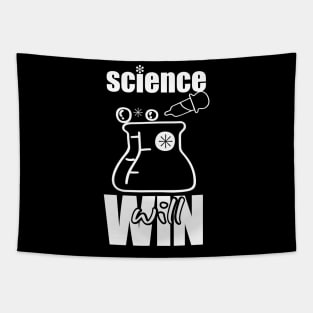 Science Will Win Tapestry