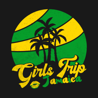 Girls Trip Jamaica Retro Vintage T-Shirt