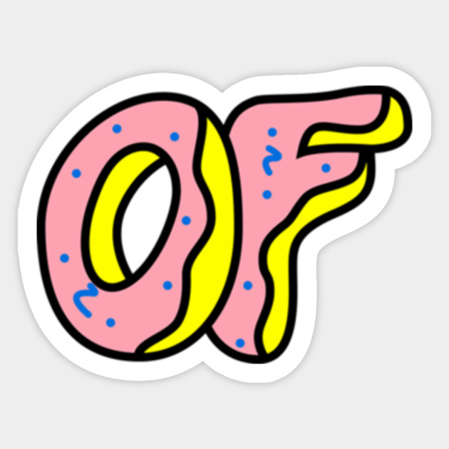 Odd Future Donut Odd Future Sticker Teepublic
