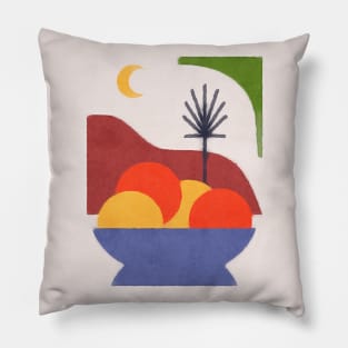 Mountain Moon Bowl of Oranges Pillow