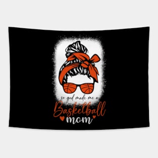 So God Made a Basketball Mom Tapestry