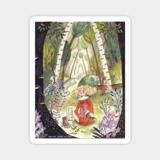 Kids Fairytale Folktale The forest of Lilacs Magnet