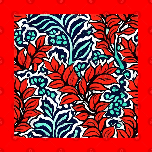 desain batik tradisional indonesia by Taryana