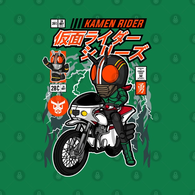 Kamen Rider Comic Cover by OniSide