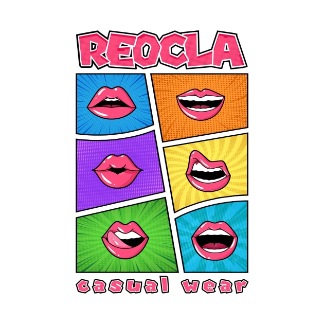 Pop Art Mouth Design by REOCLA