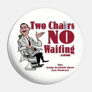 Barber and Two Chairs Pin