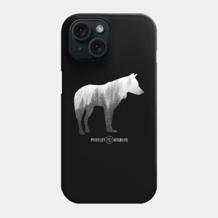 Protect Wildlife - Nature - Wolf Silhouette Phone Case