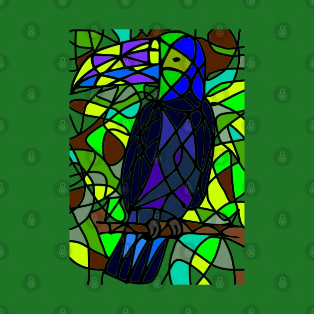 Mosaic toucan by artbyluko