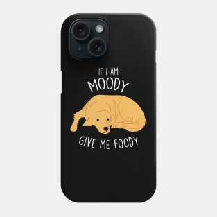 Golden Retriever Dog Moody Foody Phone Case