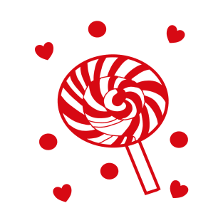 cute candy sweet lollipop lover T-Shirt