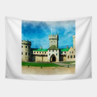 Castle Courtyard Tapestry