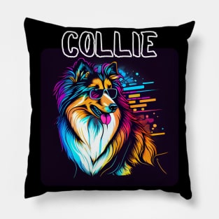 Graffiti Style - Cool Collie 1 Pillow