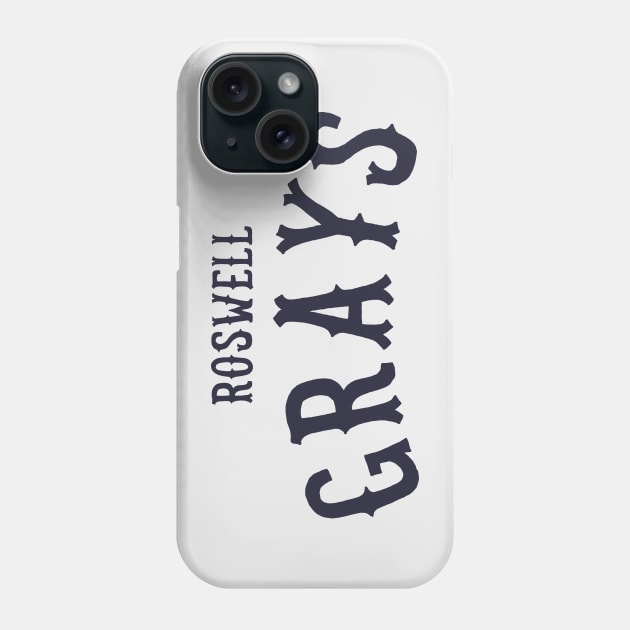 Roswell Grays Baseball Jersey Phone Case by darklordpug