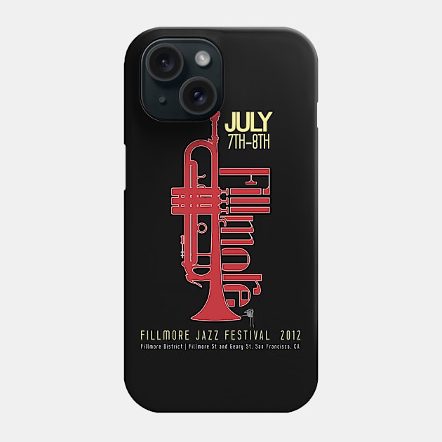 The Fillmore Jazz Festival Phone Case by Jun Pagano