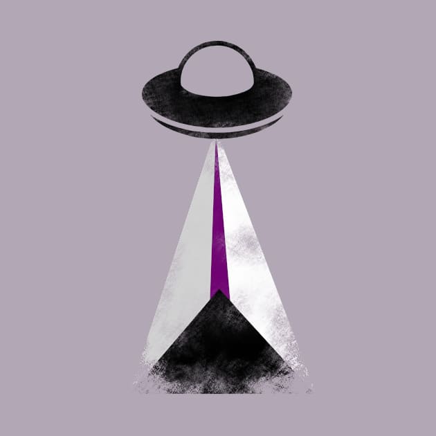 Gaylien Demisexual Pride UFO by cactuscrust