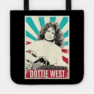 Vintage Retro Dottie West Tote