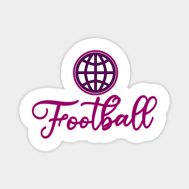 Football Girl Magnet by Shop Ovov