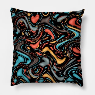 Stirred colors Pillow