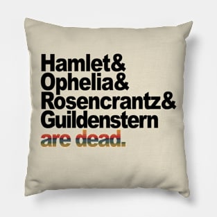 Rosencrantz and Guildenstern - Shakespeare / Stoppard Pillow