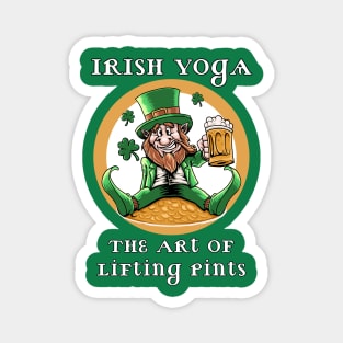 Irish Yoga Magnet