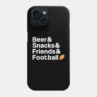 Beer and Football Phone Case