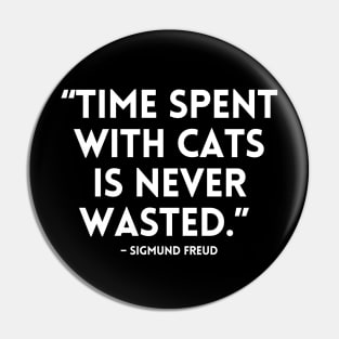 Time spent with cats is never wasted. Pin