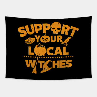 Funny Original Witch Wicca Spooky Halloween Witches Slogan Tapestry