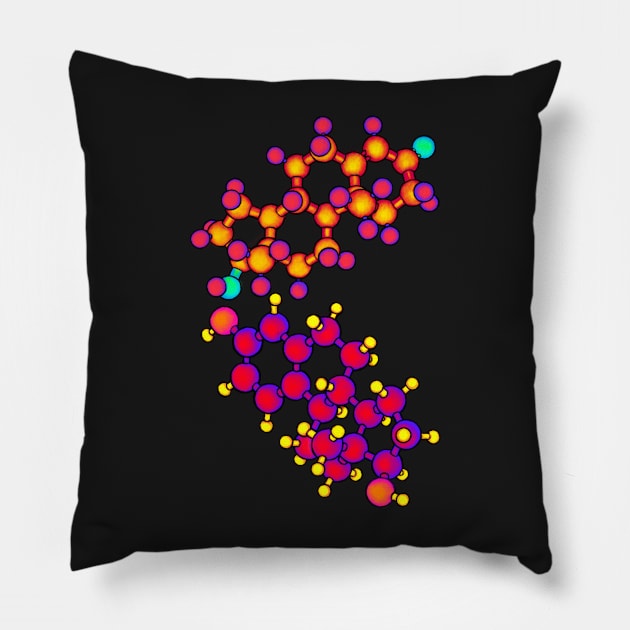 Estrogen & Testosterone Pillow by FreyStrandDraws