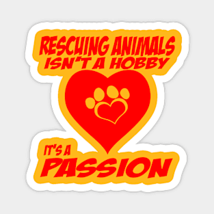 Rescuing Animals Magnet