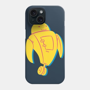 Yellow Robo Phone Case