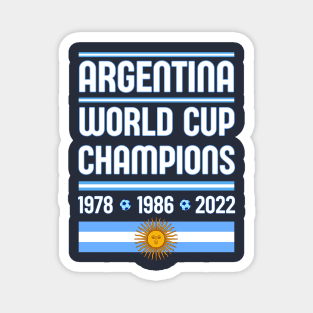 Argentina world cup Winners 2022 Magnet