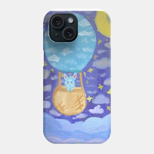 Kawaii Hot Air Ballon Bunny Phone Case