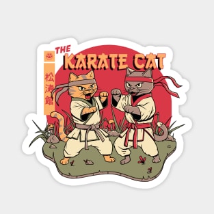 Karate Cat Magnet