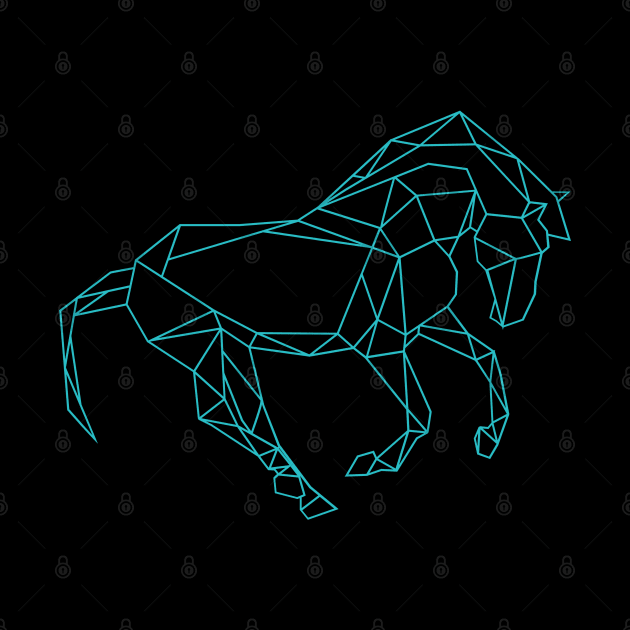 horse outline design by artistic-much