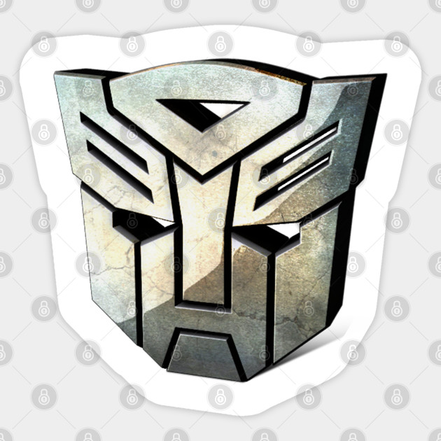 transformer logo sticker