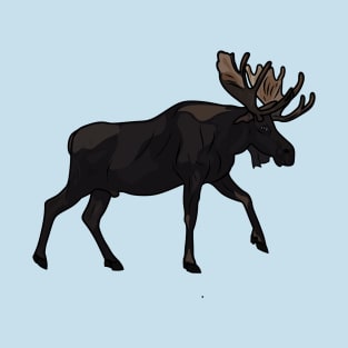 Moose cartoon illustration T-Shirt