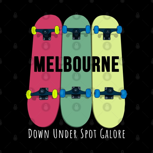 Melbourne Down Under Spot Galore Skateboarding Skate by DiegoCarvalho