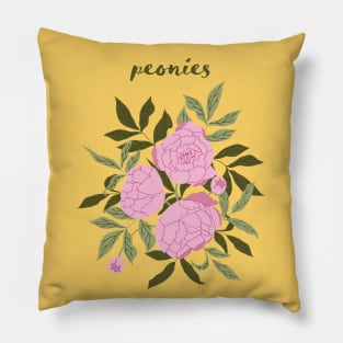 Peonies Pillow