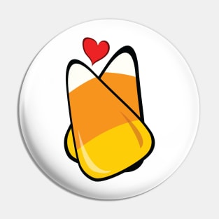 Candy Corn Love Pin