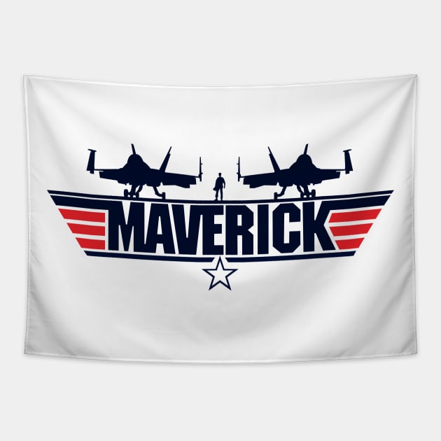 Top Gun Maverick Tapestry by Dmitrij Vitalis